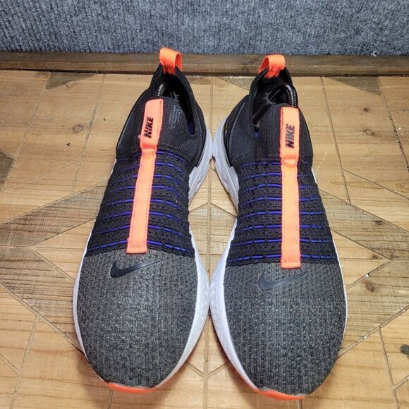 Nike React Phantom Flyknit Men's 11.5 M Athletic Run Shoes Sneakers Blue Gray - Picture 3 of 11